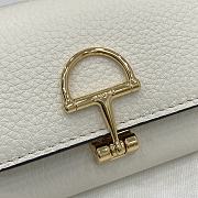 GUCCI | Softbit card case Gold-toned hardware in white - 3