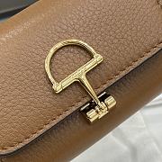 GUCCI | Softbit card case Gold-toned hardware in brown - 4