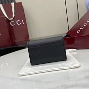 GUCCI | Softbit card case Gold-toned hardware in black - 6