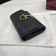 GUCCI | Softbit card case Gold-toned hardware in black - 3