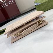 GUCCI | GG Emblem Medium Wallet In Beige - 3