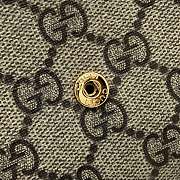 GUCCI | GG Marmont bi-colour continental wallet in white - 3