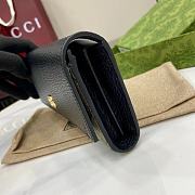 GUCCI | GG Marmont bi-colour continental wallet in black - 6
