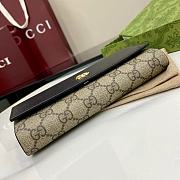 GUCCI | GG Marmont bi-colour continental wallet in black - 5