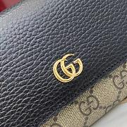 GUCCI | GG Marmont bi-colour continental wallet in black - 4