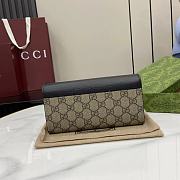 GUCCI | GG Marmont bi-colour continental wallet in black - 3