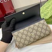 GUCCI | GG Marmont bi-colour continental wallet in black - 2