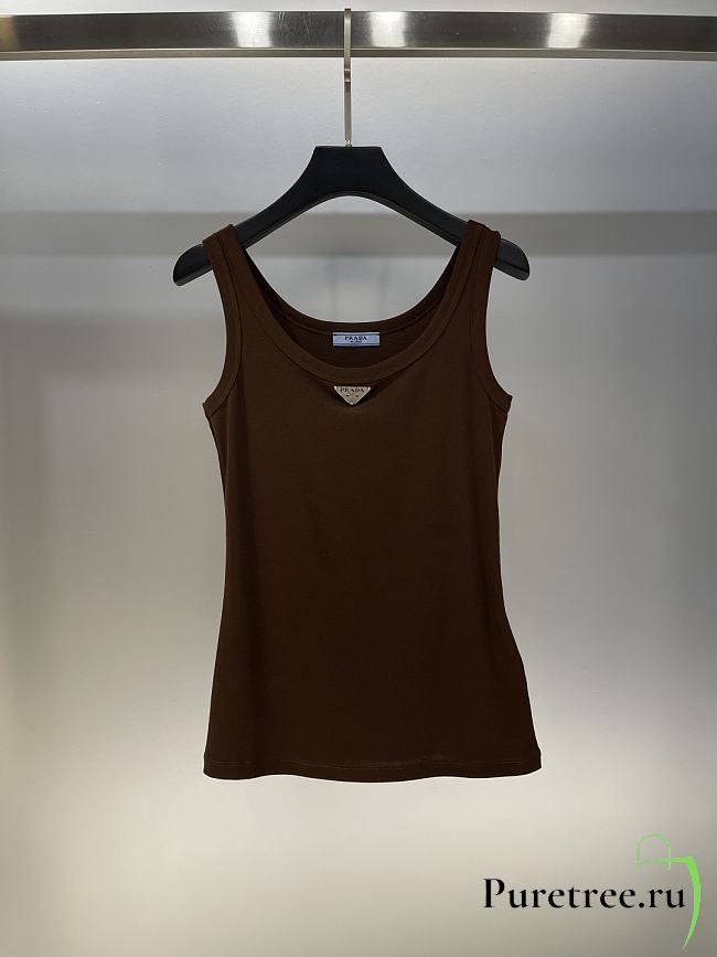 PRADA | Tank Top In Brown - 1
