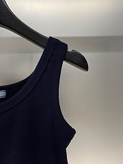 PRADA | Tank Top Croptop In Dark Blue - 6
