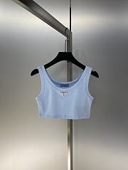 PRADA | Tank Top Croptop In Blue - 3