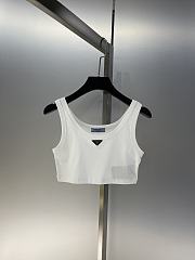 PRADA | Tank Top Croptop In White - 4
