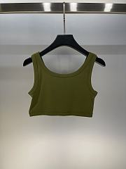 PRADA | Tank Top Croptop In Dark Green - 3