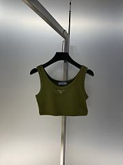 PRADA | Tank Top Croptop In Dark Green - 2