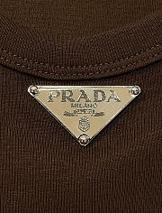 PRADA | Tank Top Croptop In Brown - 4
