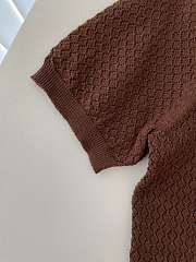 MIUMIU | Polo Shirt A6320 In Brown - 4