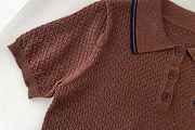 MIUMIU | Polo Shirt A6320 In Brown - 3