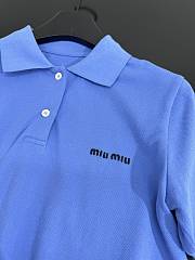 MIUMIU | Polo Shirt In Blue - 3
