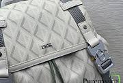 DIOR | Hit The Road Backpack White Gray CD Diamond Canvas - 43x51x20 cm - 2