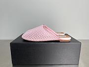 ALAIA | Flat-soled half-slippers in pink - 1