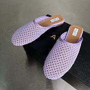 ALAIA | Flat-soled half-slippers in purble - 4
