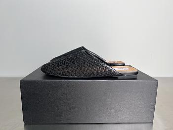ALAIA | Flat-soled half-slippers in black