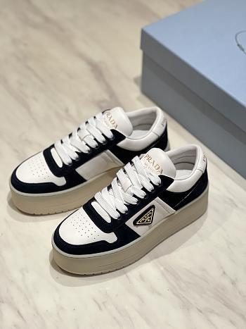 PRADA | Thick-soled Casual Shoes In Navy Blue Color