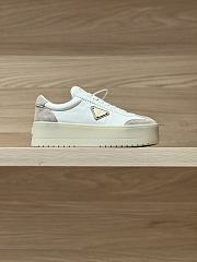 PRADA | Thick-soled Casual Shoes In White Color - 1