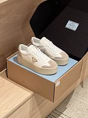 PRADA | Thick-soled Casual Shoes In White Color - 3