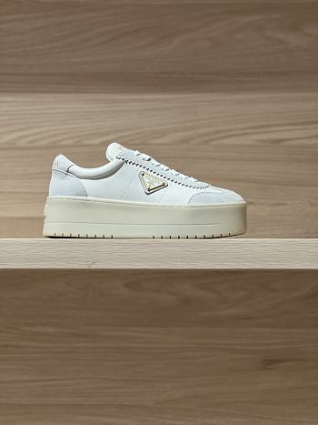 PRADA | Thick-soled Casual Shoes In Beige Color
