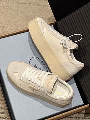 PRADA | Thick-soled Casual Shoes In Beige Color - 5