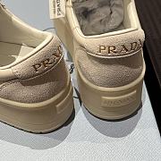 PRADA | Thick-soled Casual Shoes In Beige Color - 2