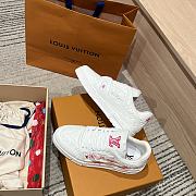 LVxTM Trainer Sneaker Monogram Sakura Flowers - 3