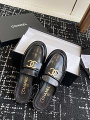 CHANEL | Moccasins Shiny wrinkled calfskin in black - 3