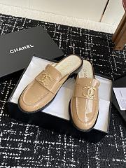 CHANEL | Moccasins Shiny wrinkled calfskin in beige - 4