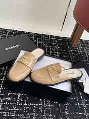 CHANEL | Moccasins Shiny wrinkled calfskin in beige - 3