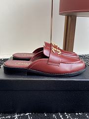 CHANEL | Moccasins wrinkled calfskin in red - 4