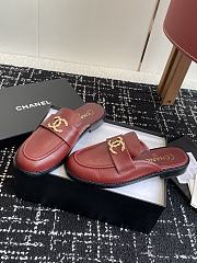CHANEL | Moccasins wrinkled calfskin in red - 2