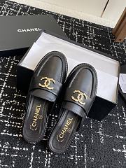 CHANEL | Moccasins wrinkled calfskin in black - 5