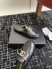 CHANEL | Moccasins wrinkled calfskin in black - 3