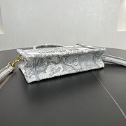 DIOR | Mini Book Tote In Gray - 6