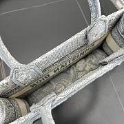 DIOR | Mini Book Tote In Gray - 5