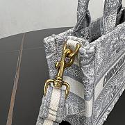 DIOR | Mini Book Tote In Gray - 4