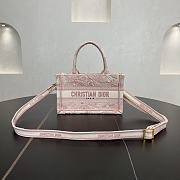 DIOR | Mini Book Tote In Pink - 1