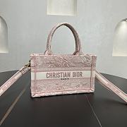 DIOR | Mini Book Tote In Pink - 5