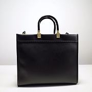 Fendi x Versace Fendace Bolso Convertible Sunshine Shopper Tote In Black - 4