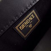 Fendi x Versace Fendace Bolso Convertible Sunshine Shopper Tote In Black - 2
