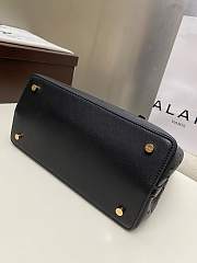ALAIA | mina 25 bag in vienne wave calfskin in black - 5
