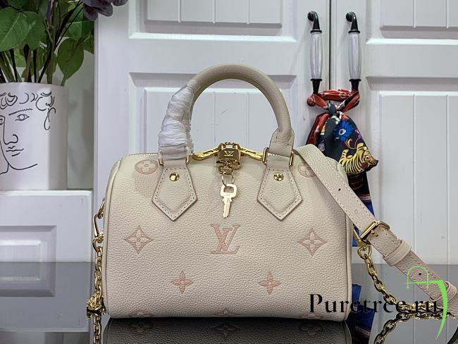 LOUIS VUITTON | Speedy Bandoulière 20 Monogram Empreinte Leather Eden - 1