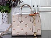 LOUIS VUITTON | OnTheGo PM Debossed grained cowhide leather Eden - 1