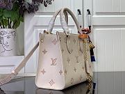 LOUIS VUITTON | OnTheGo PM Debossed grained cowhide leather Eden - 6